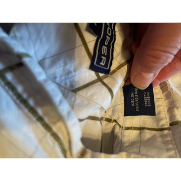 Roper Men's White Long Sleeve Collared Polo Shirt Size M - Picture 10 of 11